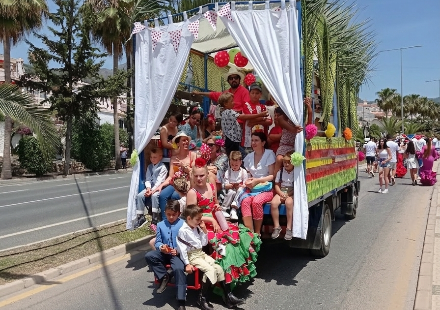 carreta llena de gente en san isidro